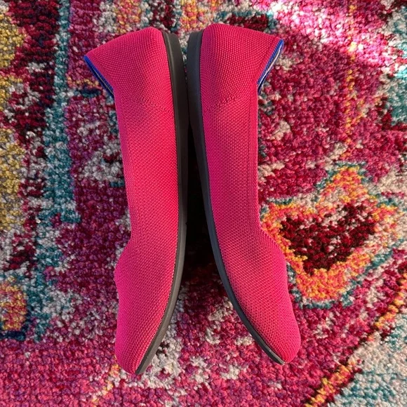 Rothy's Vibrant Pink and Blue Flats - Picture 5 of 6